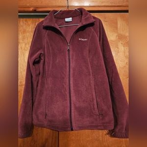Rust Color Columbia Fleece Size Small